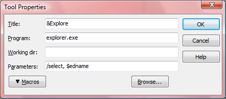 Adding an Explore Tool Adding an Explore Tool